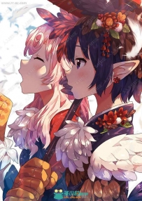 CG手绘人物概念设计图原画插画大合集