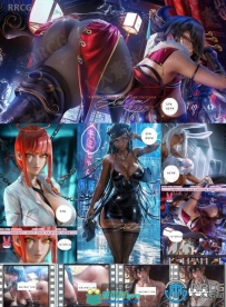Sakimichan画师同人角色手绘实例视频教程第147季