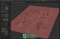 Terrain Tools地形制作Zbrush插件V1.4版 GUMROAD TERRAIN TOOLS 1.4 ZBRUSH PLUGIN