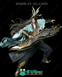古风仙侠游戏男立绘原画插画合集
