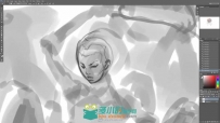 机甲战士绘画着色技巧视频教程 Cubebrush Drawing and Coloring Techniques