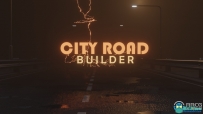 City Road Builder城市道路建设系统Blender插件V1.00版