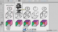 《Illustrator艺术笔刷使用视频教程》Lynda.com Artistic Painting with Illustrat...