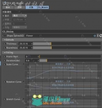 XPresso控制花瓣的C4D预设工程文件