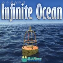真实海洋生成器C4D预设（含教程）Infinite Ocean 1.34