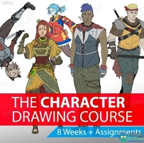 Drawing Courses画师卡通人物肖像数字绘画艺术大师级视频教程