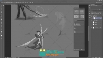概念角色设计数字绘画实例训练视频教程 GUMROAD CHARACTER DESIGN 1-3 ANTHONY JONES