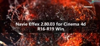 Navie Effex 2.80.03 C4D流体粒子特效插件