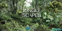 Jungle Scapes丛林植物景观Blender插件