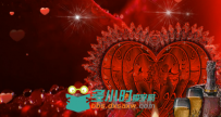 心型蜡烛光香槟LED动态视频