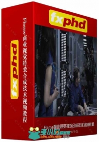 Flame商业视觉特效合成技术视频教程 FXPHD FLM205 Flame on Red Dwarf