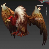 秃鹫 老鹰3D模型下载