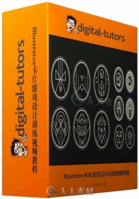 Illustrator卡片游戏设计训练视频教程 Digital-Tutors Creating Branding Designs ...