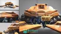 ZBrush与PS机甲纹理制作训练视频教程 Digital-Tutors Creating Textures that Tell...