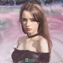 Yunaa插画师Artstation站写实风格插画作品原画插画