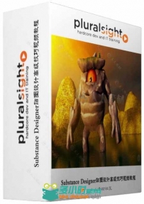 Substance Designer贴图设计高级技巧视频教程 Pluralsight Baking Texture Maps in...