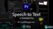 Adobe Speech to Text 2023视频对话自动添加字幕Premiere Pro插件