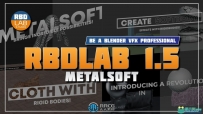 RBDLab断裂破碎Blender插件V1.5版