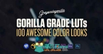 灰猩猩出品100种 LUTs 电影调色预设合辑 GREYSCALEGORILLA GRADE LUTS