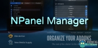 N Panel Manager插件面板管理器Blender插件V1.2版