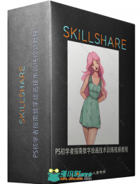 PS初学者指南数字绘画技术训练视频教程SKILLSHARE – PHOTOSHOP DEMYSTIFIED: A ...
