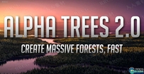 Alpha Trees自然植物场景快速渲染Blender插件V2.1.3版