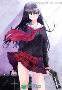 日韩画风少女人物角色原画插画合辑