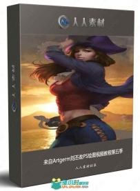 来自Artgerm刘丕政PS绘图视频教程第五季