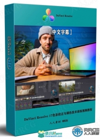 DaVinci Resolve 17色彩校正与调色技术训练视频教