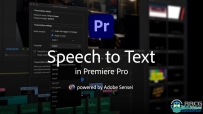 Adobe Speech to Text 2023视频对话自动添加字幕Premiere Pro插件
