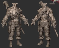 1300张3D模型设计高清 Zbrush参考素材