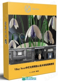 VRay Next中灯光照明核心技术训练视频教程