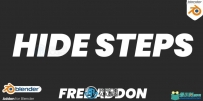 Hide Steps隐藏模型对象Blender插件V1.1版