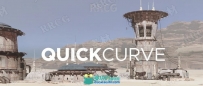 QuickCurve自定义样条线绘制建模Blender插件
