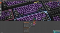 Keyboard Render Kit键盘渲染套件Blender插件