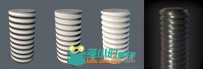 渐变贴图材质纹理C4D插件 AVK Rounded Gradient Pro Cinema 4D R13-R17 Win/Mac + ...