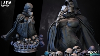 死亡女神动漫角色雕塑雕刻3D模型
