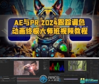 AE与PR 2024跟踪调色动画终极大师班视频教程