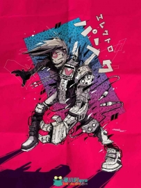 绚丽的涂鸦丨概念原画师Artem Solop作品