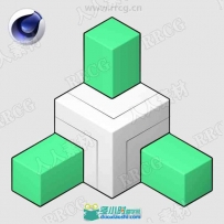 Symex对称几何形状复制C4D插件V1.0版