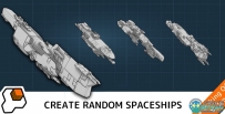 Starship Generator宇宙飞船生成器Blender插件V1.1.0版