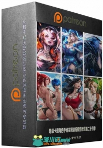 超级卡通角色手绘实例训练视频教程第二十四季 Sakimi Chan Patreon Term 24