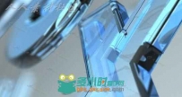 时尚炫酷玻璃字C4D工程文件（含教程/字体/工程）
