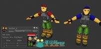 unity3d战士和武器模型包