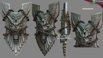 高精致人物CG作品人物zb效果图