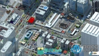 Low Poly City Builder低多边形城市生成器3dsmax插件V1.2版