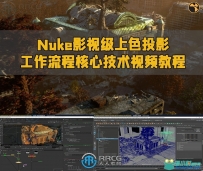 Nuke影视级上色投影工作流程核心技术视频教程