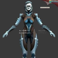 次世代 女机器人苏斯 角色3D模型max