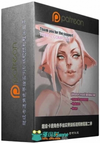 超级卡通角色手绘实例训练视频教程第二季 Sakimi Chan Patreon Term 02