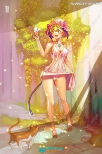 500张人物插画及肢体模特原画插画合辑
